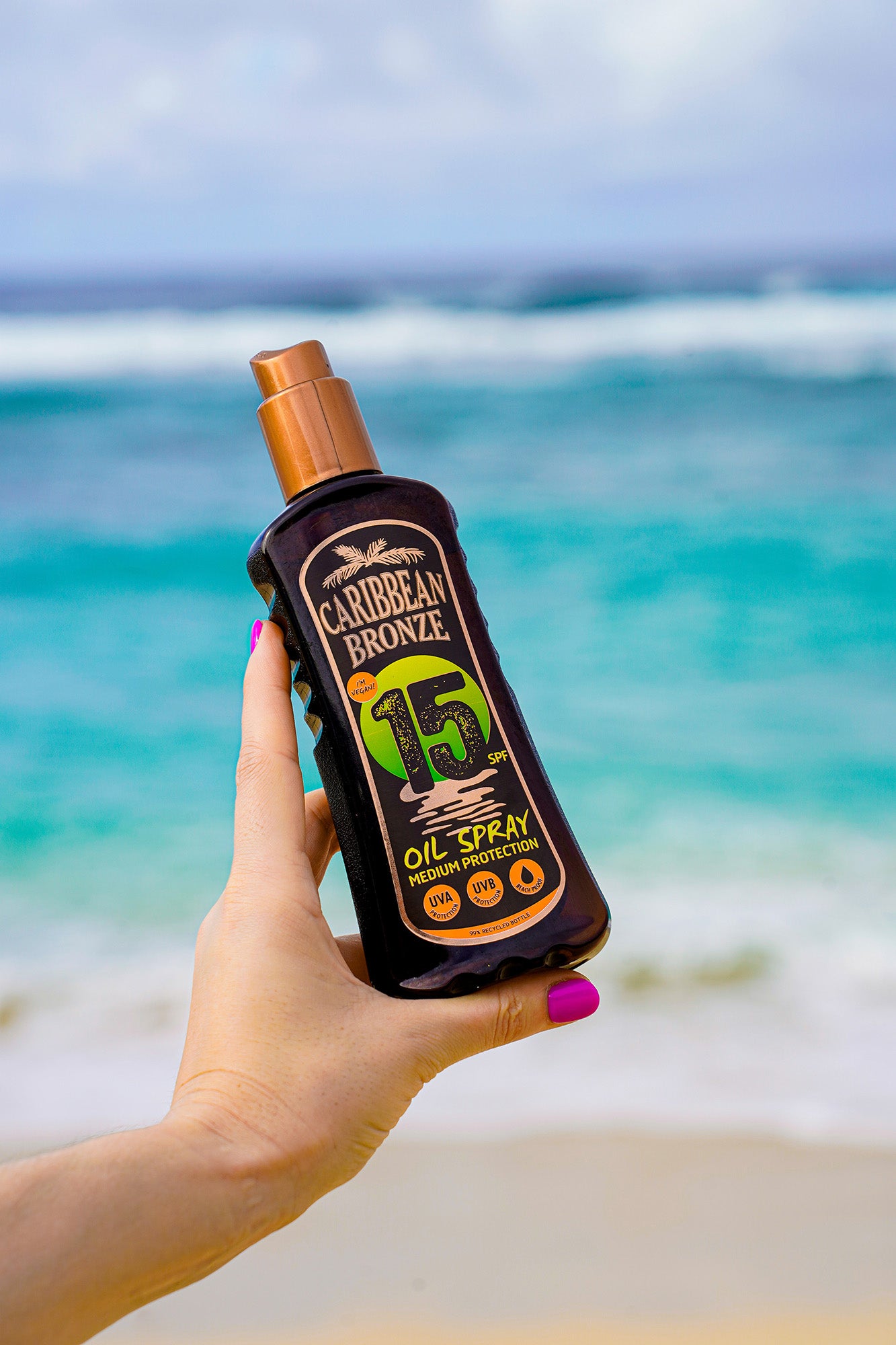 Caribbean Bronze Oil Spray SPF 15