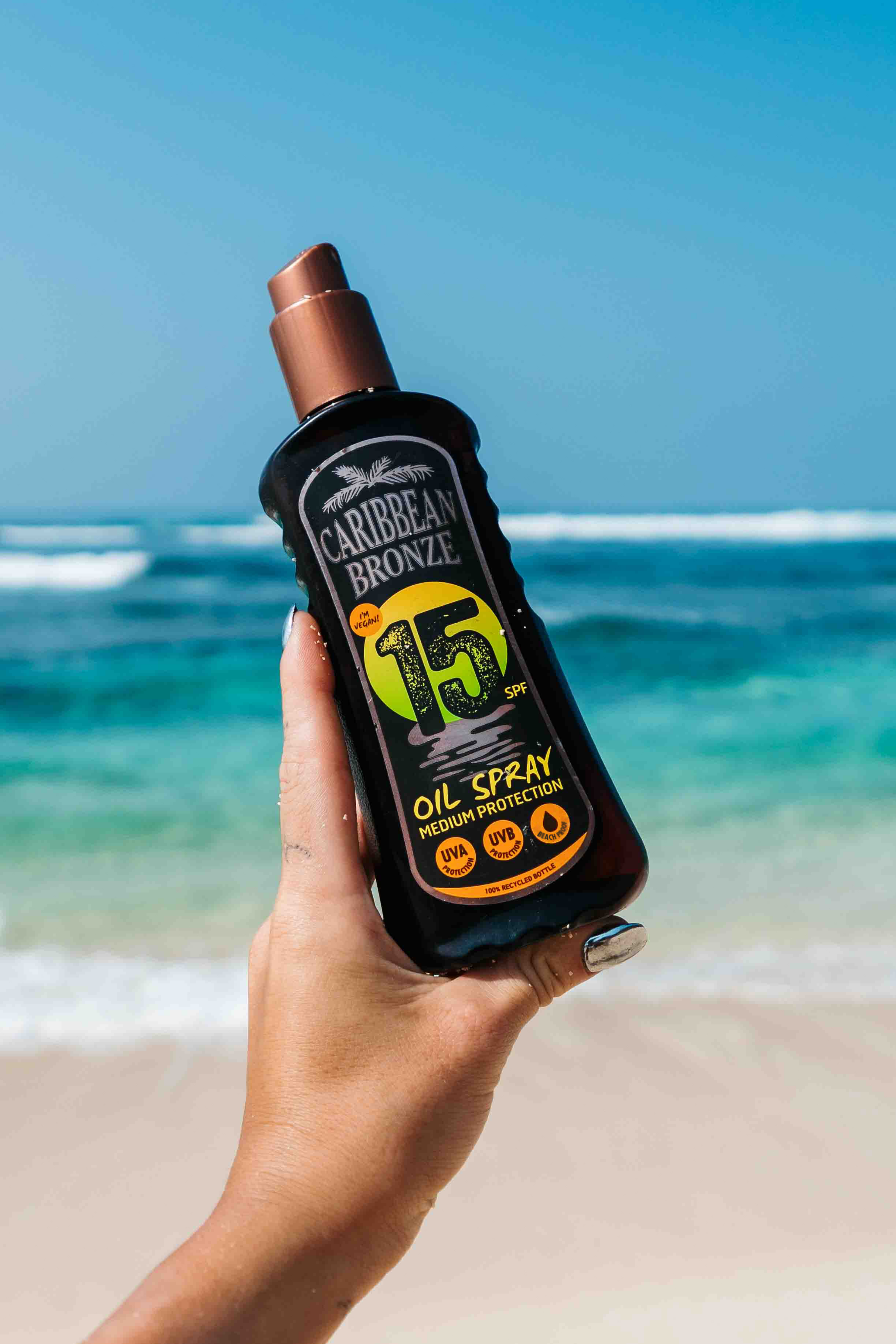 Caribbean Bronze Oil Spray SPF 15